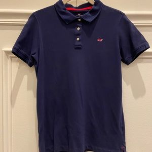 Navy Vineyard Vines for target girls polo w/ red logo girls XL great condition